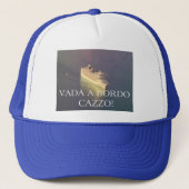 Vada a bordo Cazzo Cruise ship hat キャップ (正面)