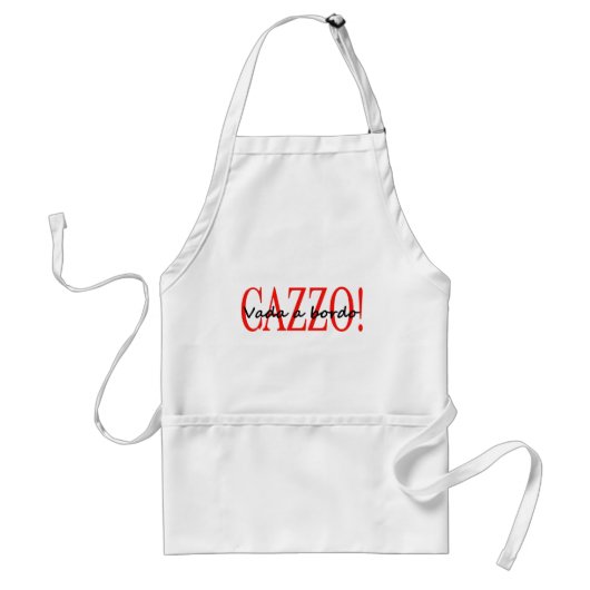 Vada bordo Cazzo! スタンダードエプロン (正面)