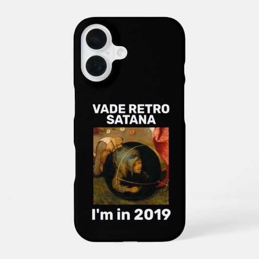 Vade Retro Satana 2019 iPhone 16ケース - ボッシュアート (裏面)