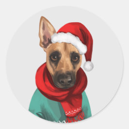 Vaden Jonesクリスマスカード封筒用シールシール ラウンドシール