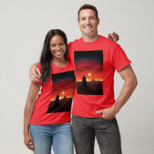 Vader Binary Sunset vintage retro Tシャツ (ユニセックス)