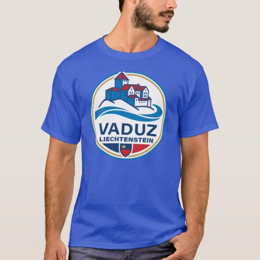 Vaduz リヒテンシュタイン ヨーロッパ tシャツ (正面)