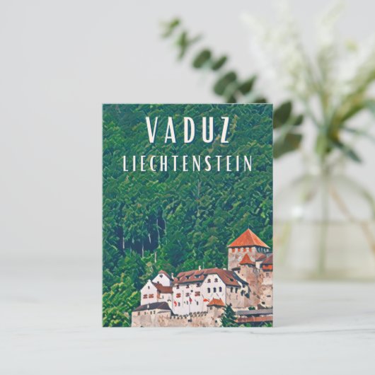 Vaduz, capitale cachée du Liechtenstein ポストカード (スタンド正面)