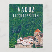Vaduz, capitale cachée du Liechtenstein ポストカード (正面)