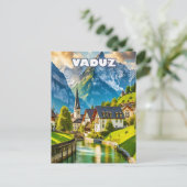 Vaduz, joyau alpin du Liechtenstein ポストカード (スタンド正面)