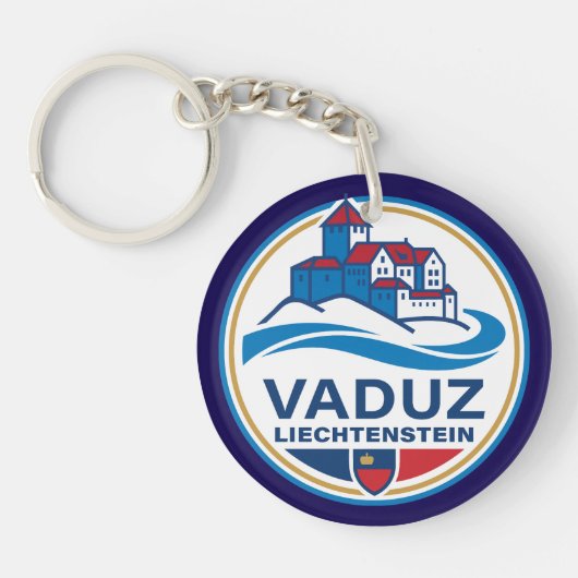 Vaduz Liechtenstein Europe キーホルダー (正面)