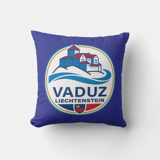 Vaduz Liechtenstein Europe クッション (正面)