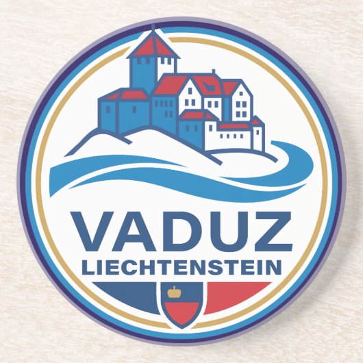 Vaduz Liechtenstein Europe コースター (正面)