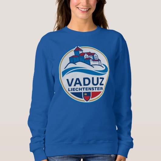 Vaduz Liechtenstein Europe スウェットシャツ (正面)
