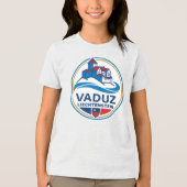 Vaduz Liechtenstein Europe トライブレンドＴシャツ (正面)