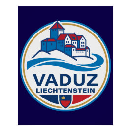 Vaduz Liechtenstein Europe ポスター