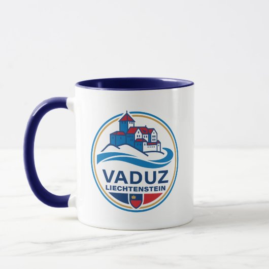 Vaduz Liechtenstein Europe マグカップ (左)