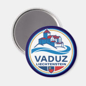 Vaduz Liechtenstein Europe マグネット (正面/裏面)