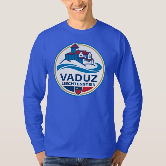 Vaduz Liechtenstein Europe Tシャツ (正面)