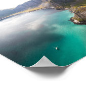 Vaeroy Lofoten Cliff写真 ポスター (角)