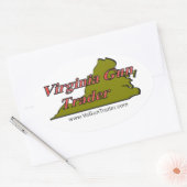 VaGT「オーバルステッカー」 楕円形シール (封筒)