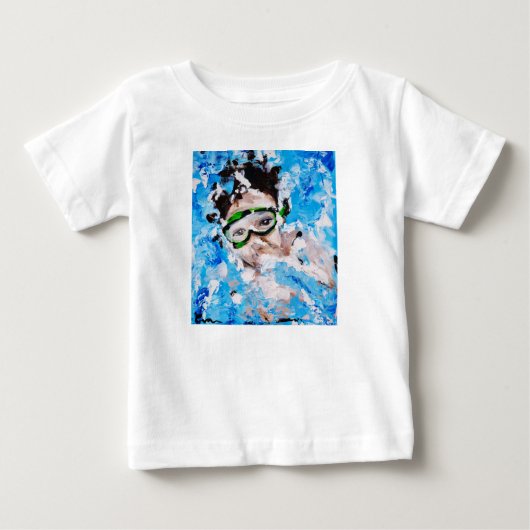 Vague petit loup ベビーTシャツ (正面)