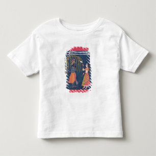 「Vahulaからのフルートを、演奏するKrishna トドラーTシャツ