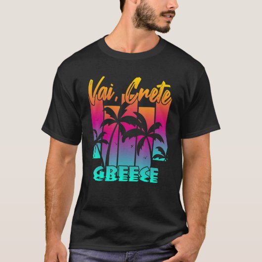 Vai Crete Creece Tシャツ (正面)