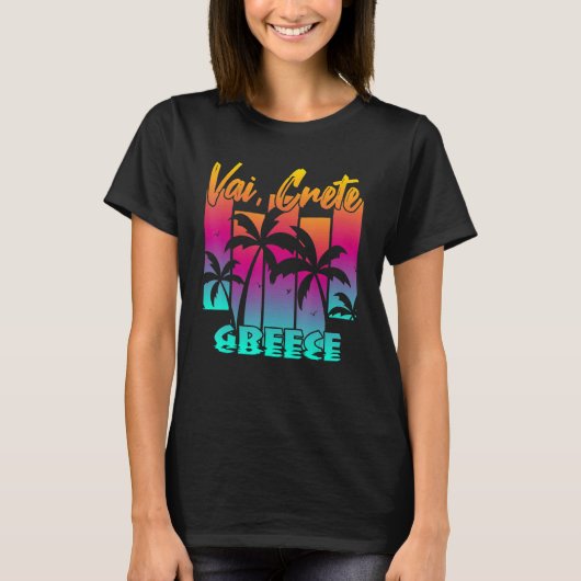 Vai Crete Creece Tシャツ (正面)