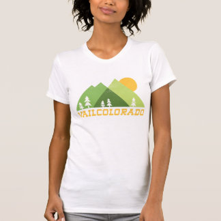 vailのコロラド州山の太陽 tシャツ