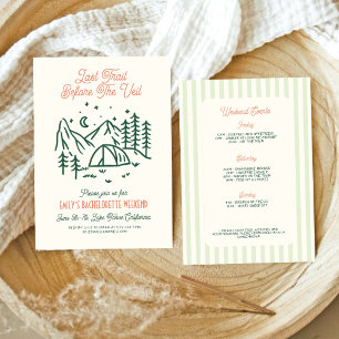 Vailのバチェロレッテ週末の前の最終経路 招待状