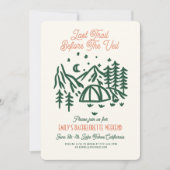 Vailのバチェロレッテ週末の前の最終経路 招待状 (正面)