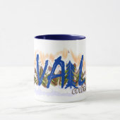 Vailコロラド州のコーヒー・マグ マグカップ (中央)