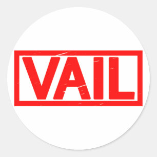 Vailスタンプ ラウンドシール