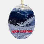 Vailパノラマクリスマスオーナメント セラミックオーナメント (右)