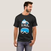 Vail – コロラドスキー&スノーボードウェア tシャツ (正面フル)
