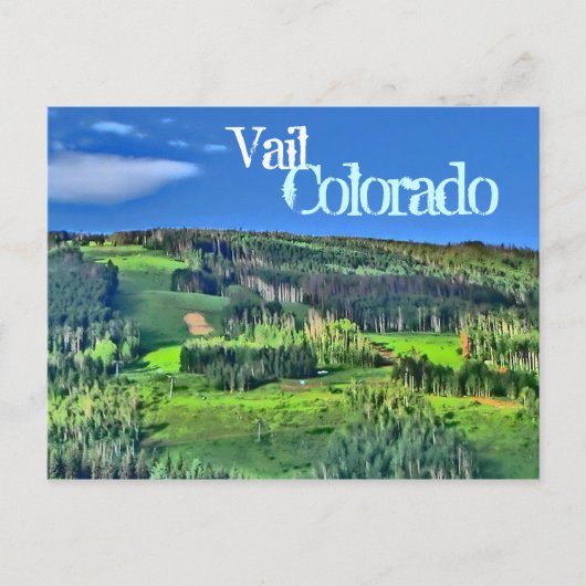 Vail Coloradoカラーポストカード ポストカード (正面)