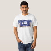 Vail Colorado標高値T Tシャツ (正面フル)