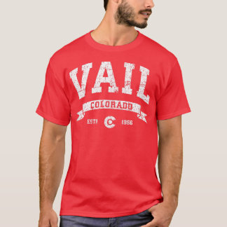 Vail Colorado CO T-Shirt Distressed Vintage Tee 97 Tシャツ