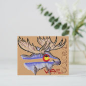Vail Colorado elkはがき ポストカード (スタンド正面)