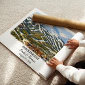 Vail Colorado Poster, Watercolor, Custom ポスター