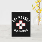 Vail Colorado Ski Patrol  カード (黄色い花)