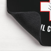 Vail Colorado Ski Patrol  マウスパッド (コーナー)