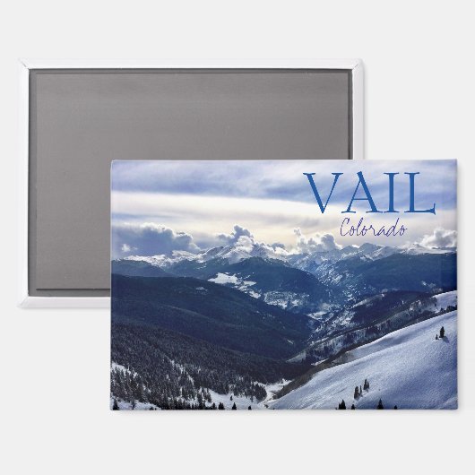 Vail Colorado Souvenir Fridge Magnet Gift マグネット (正面/裏面)