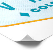 Vail Ski Badge ポスター (角)