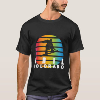 Vail Snowboard Sun Snowboarder Vail Colorado Winte Tシャツ