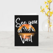 Vail Usaバケーションスキーハイキングでお会い1 カード (黄色い花)