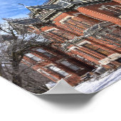 Vaile Mansion, Independence, Missouri, in Snow ポスター (角)