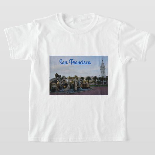 Vaillancourt Fountain & Ferry Building T-shirt Tシャツ (レイダウン)