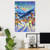Val Cenis : Émeraude des Alpes, Sérénité Hivernale ポスター (ホームオフィス)