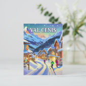 Val Cenis : Émeraude des Alpes, Sérénité Hivernale ポストカード (スタンド正面)