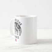 Val D'isère France Alps Ski Resort Alpine Skiing F コーヒーマグカップ (正面左)