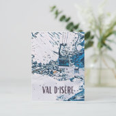 Val d'Isère Station de ski  ポストカード (スタンド正面)
