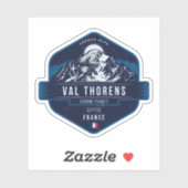 Val Thorens , Ski Resort Badge , French  シール (シート)