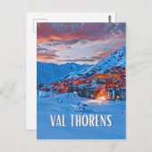 Val Thorens Station de ski  ポストカード (正面/裏面)